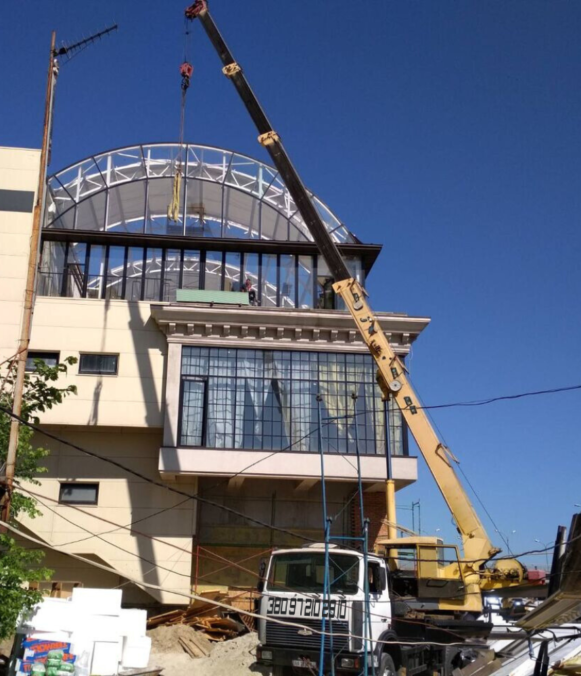 подъем грузов подъем грузов, Автокран МАЗ КС-55727-1-11